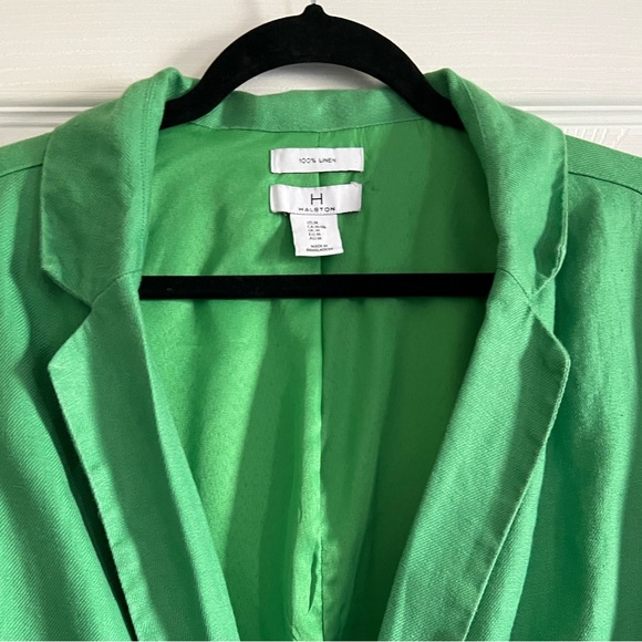 H by Halston Vibrant Green Women's Blazer - Picture 3 of 4